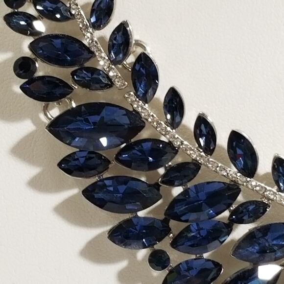 Rare blue marquise bib statement 14" 2" ex.  1.1936 - Picture 5 of 16